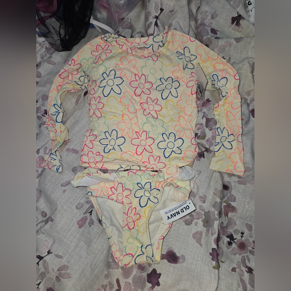 Old Navy Multicolor Floral Swimwear